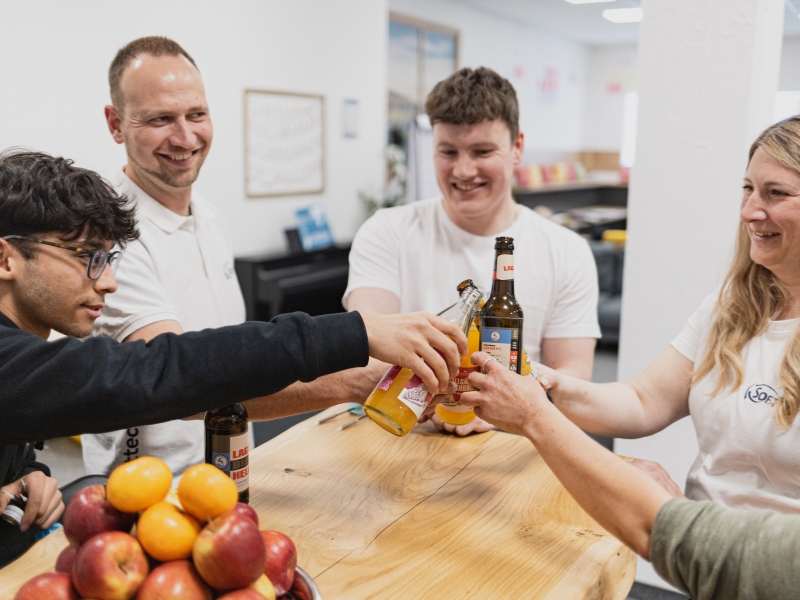 After-Work-Bier mit dem Team der SoftTec GmbH